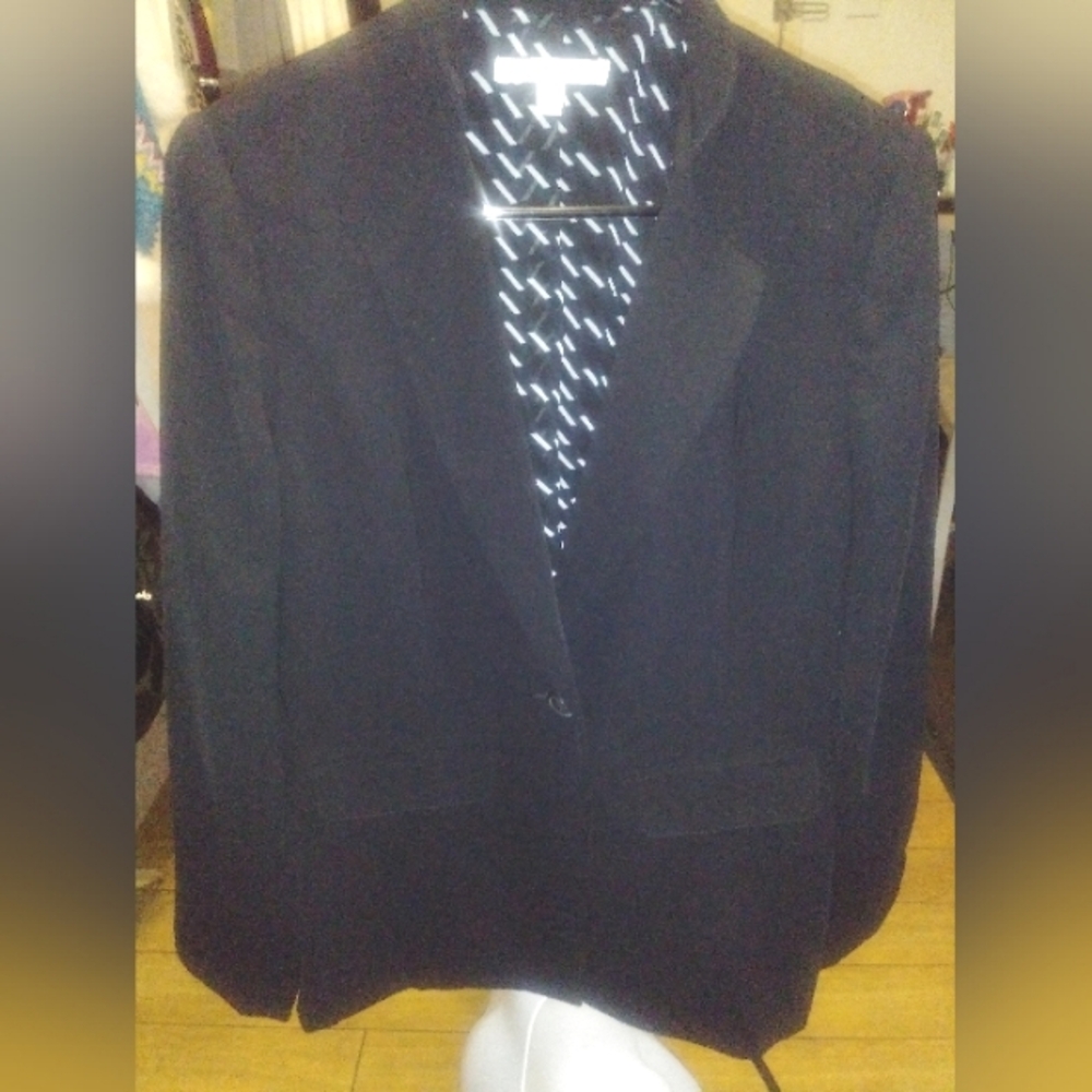 cAbi SINGLE BUTTON BLACK BLAZER SIZE 6